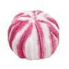 Plush Modern Round Pillow Striped Decorative Throw Cushion Bedroom Decoration