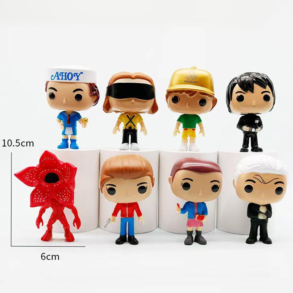 Anime Strangers Figure Jane Ives/Will Byers/Mike Wheeler Action Figure Cosplay Vinyl ornament Figures Toy Christmas gift