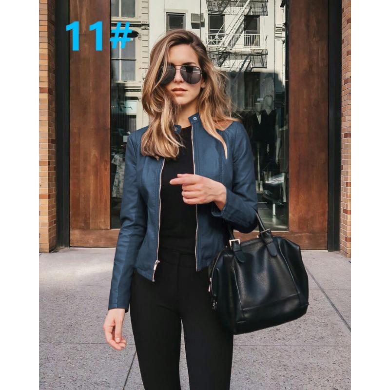 Autumn and winter fashion leather suit jacket women, urban beauty high-end temperament long-sleeved ladies jacket jacket MJ0087