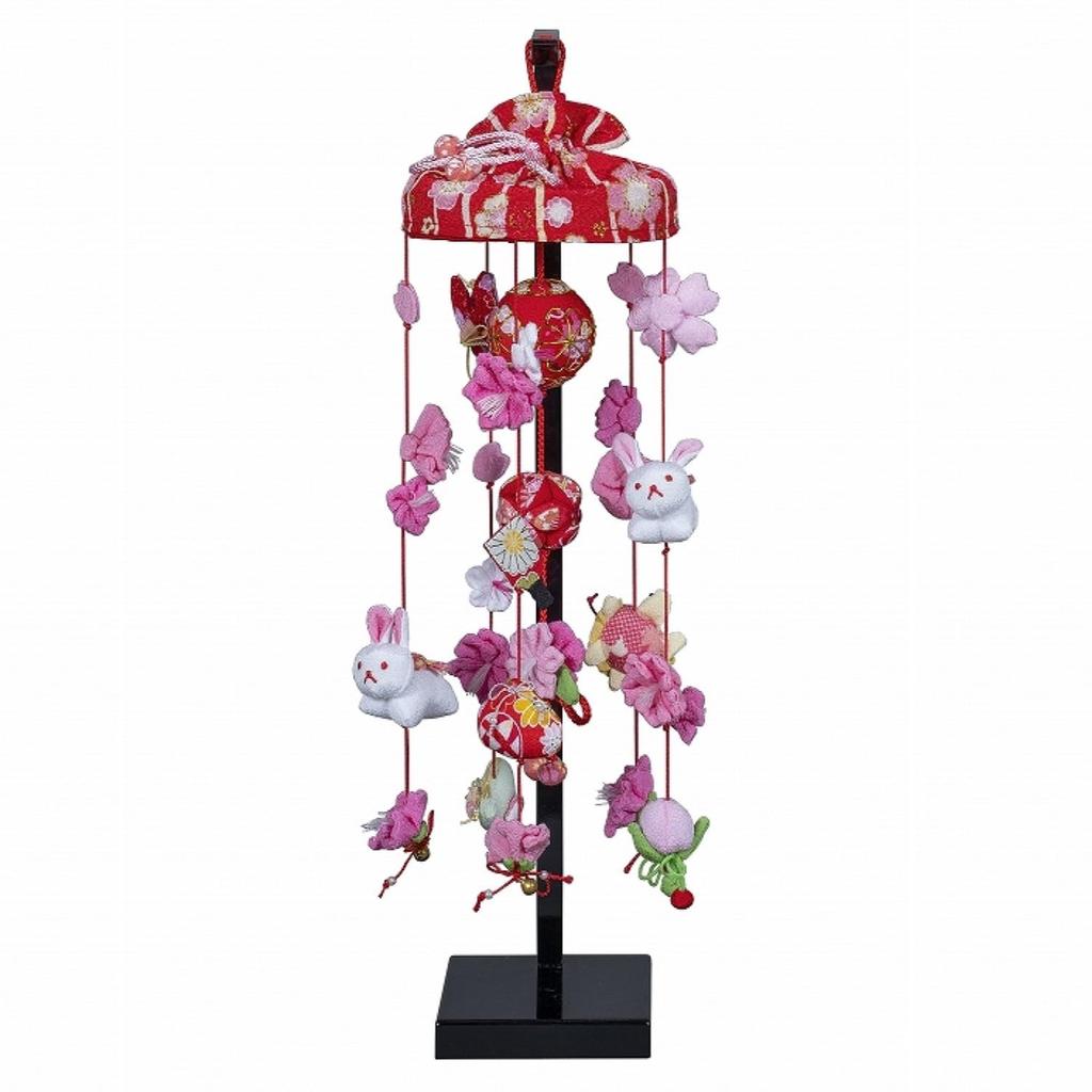 Stylish Hanging Hina Rare Extra 48cm with Display Stand Doll, Nadeshiko, Small, SSS, Tall,