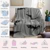 Mystical Starry Dragon Flannel Blanket Warm Soft Halloween Christmas Couch Warm Cozy Decorative Decor Gift for All Season