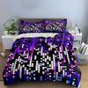 Colorful Pixel Art Decor Set Bedding Set with 1 Duvet Cover 2 Pillowcases Single Double King Queen, Gift