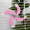 Interactive Rotating Windmill Parrot Relieve Boredom Toy Bird Mental Stimulation Entertainment Gnawing Cage Accessories Toy
