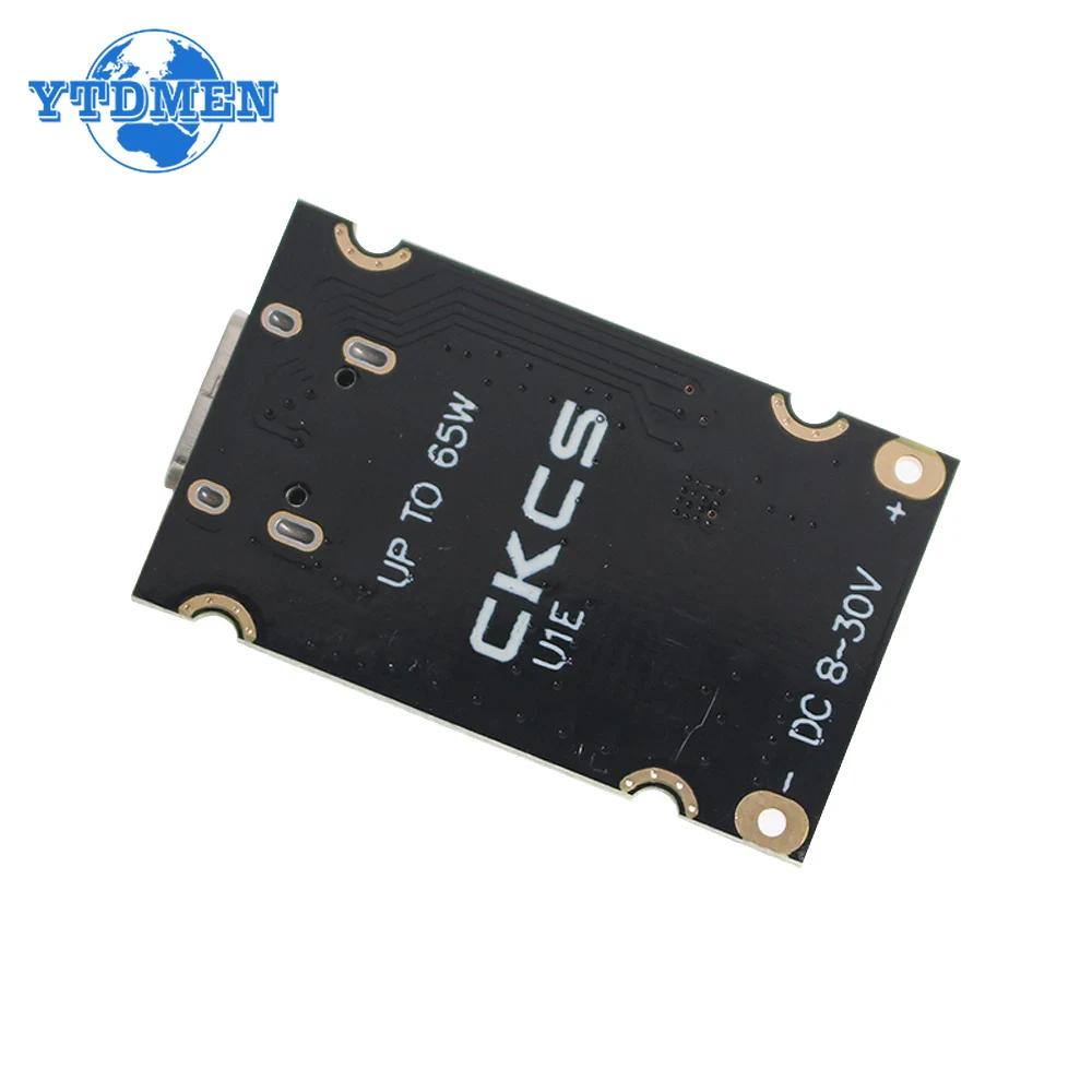 1PCS PD65W Fast Charging Module Type-C USB Interface Supports PD3.1 QC3.0 SCP PPS Fast Charger 5V 9V 12V 20V