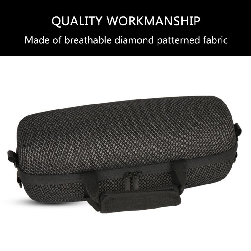 Tragbare Lautsprechertasche für 4/3, Wasserdichte Aufbewahrungstasche mit Schultergurten und Zubehörtasche