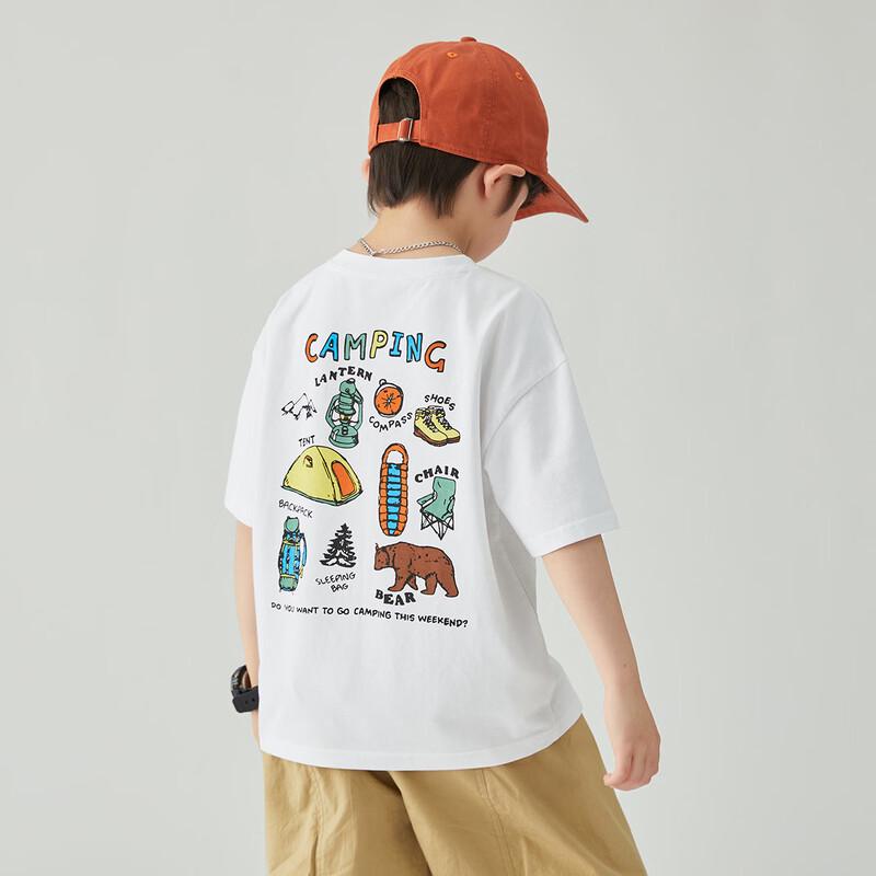 

Boys Camping Style Cool Short Sleeve T-Shirt 120