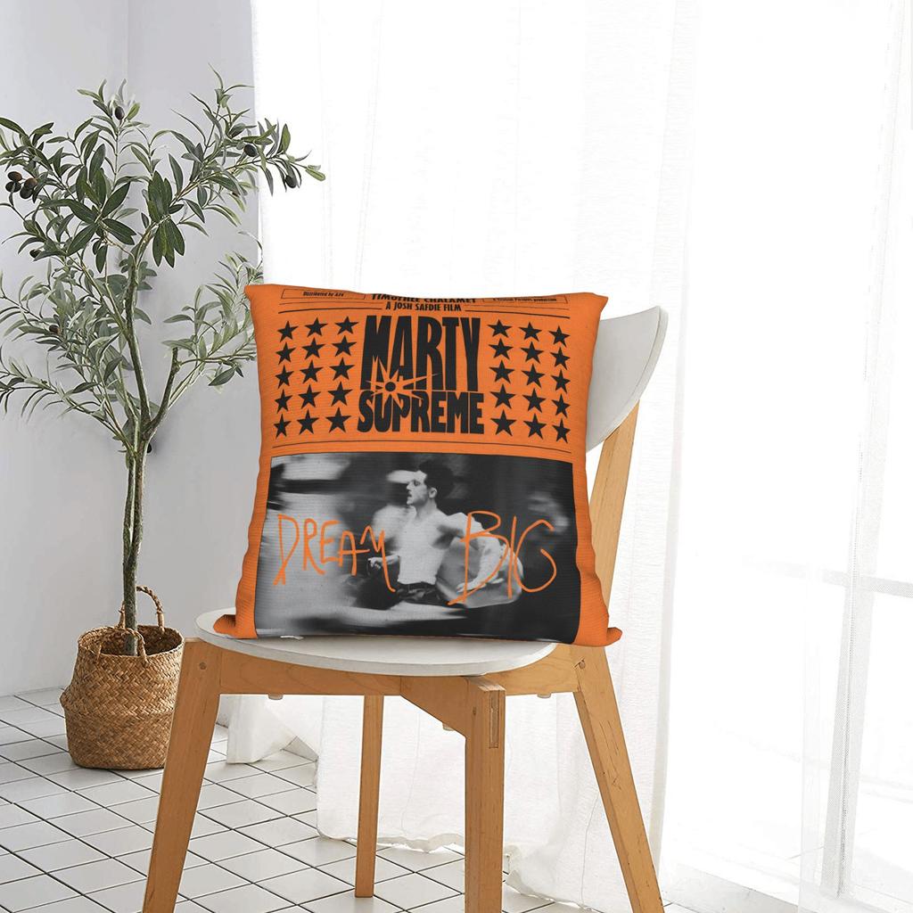 Marty Supreme Table Tennis Square Pillow Case Polyester Cushions For Sofa Movie Awesome Pillowcover Home Decor