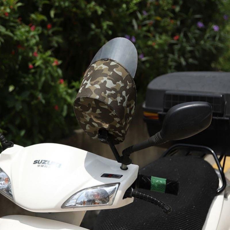 Multifunctional Mobile Phone Sunshade and Rain Cover Bracket: Waterproof, Dustproof, Anti-Freeze for Riders