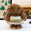 Cartoon Bunny Plush Doll With Polyester Filling For Childrens Bedroom Decor And Gift