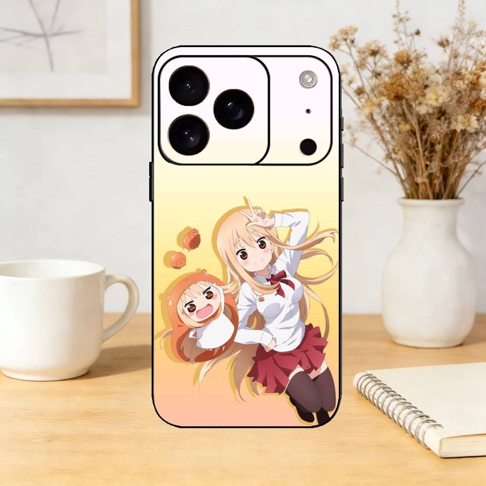 Mimouto!Umaru-Chan Phone Case Silicone Black Soft For IPhone 17,16,15,14,13,12,11,SE,Plus Pro Max