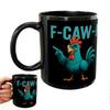 F-Caw-F Funny Chicken Halloween Rooster Mug 11Oz Gift Holidays Halloween