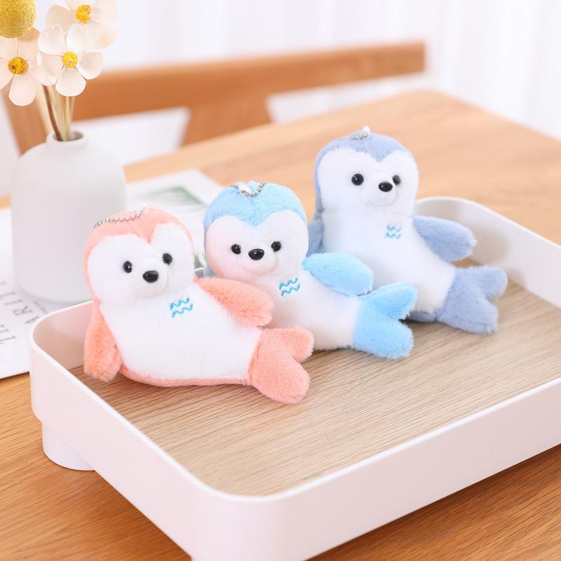 

Cute Little Animal Capybara Elephant Pendant Plush Toy Doll Girl Bag Keychain Small Pendant Rag Doll 13cm（0.05kg）