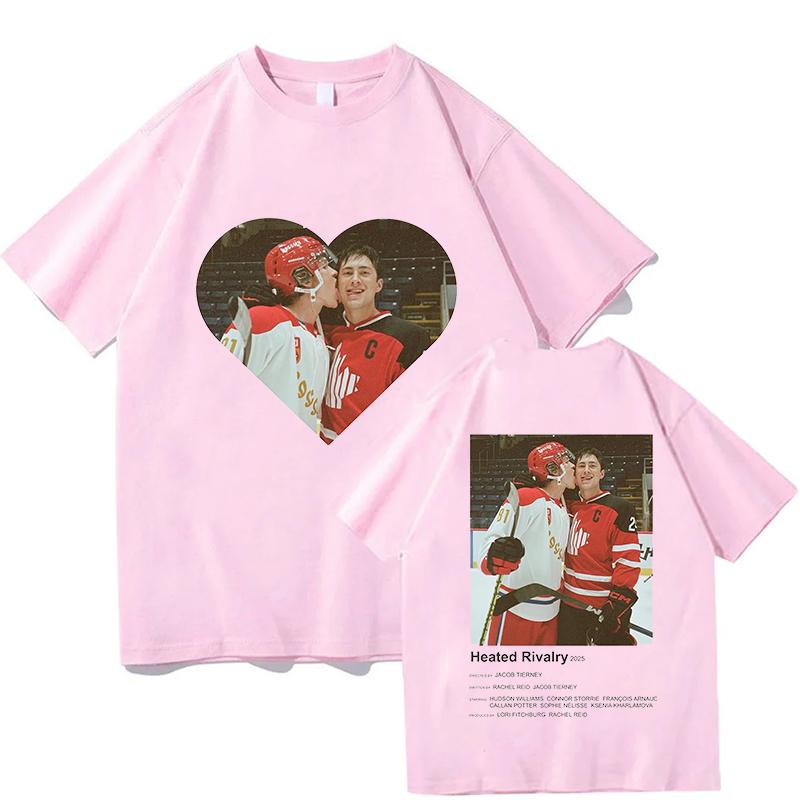 Heated Rivalry Meme Tshirt 2026 New Hot Unisexs Unisexs Retro Fashion Pure Cotton Short Sleeved Cotton Casual Tshirts Streetwear