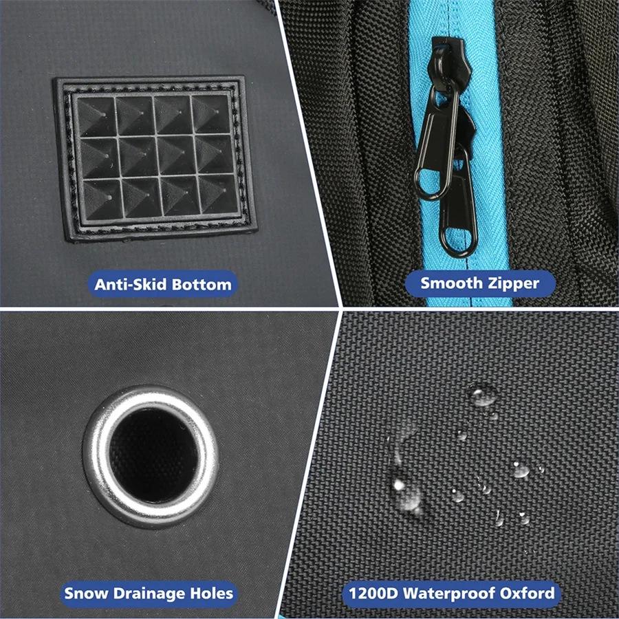 Multifunctional Ski Backpack with Dry/Wet Separation and Large Capacity