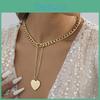 Trendy Tassel Heart Pendant Necklace Crafted From Alloy Perfect For Women