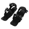 Ein Paar Mini Kurze Skates Schwarz Einfache Richtungskontrolle Verstellbare Kurze Mini Skates für Snowboarden Skifahren