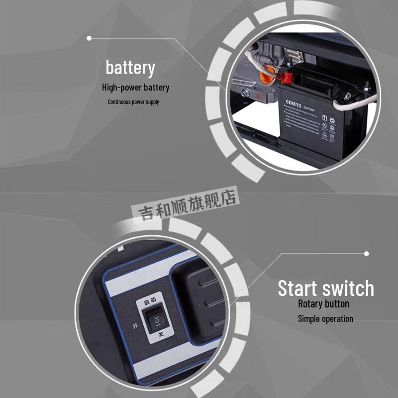 Dongcheng FF-3600B Tragbarer Benzingenerator CN-Stecker (Adapter enthalten)