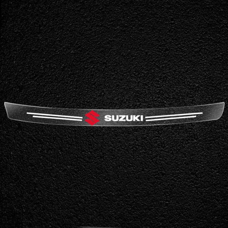 Transparent Car Trunk Badge Protective Sticker For Suzuki Jimny GW250 Samurai Vitara Swift Baleno SX4 Ignis Alto Splash Swace