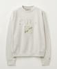 Seteo Classic Logo Sweatshirt Ivory Beige