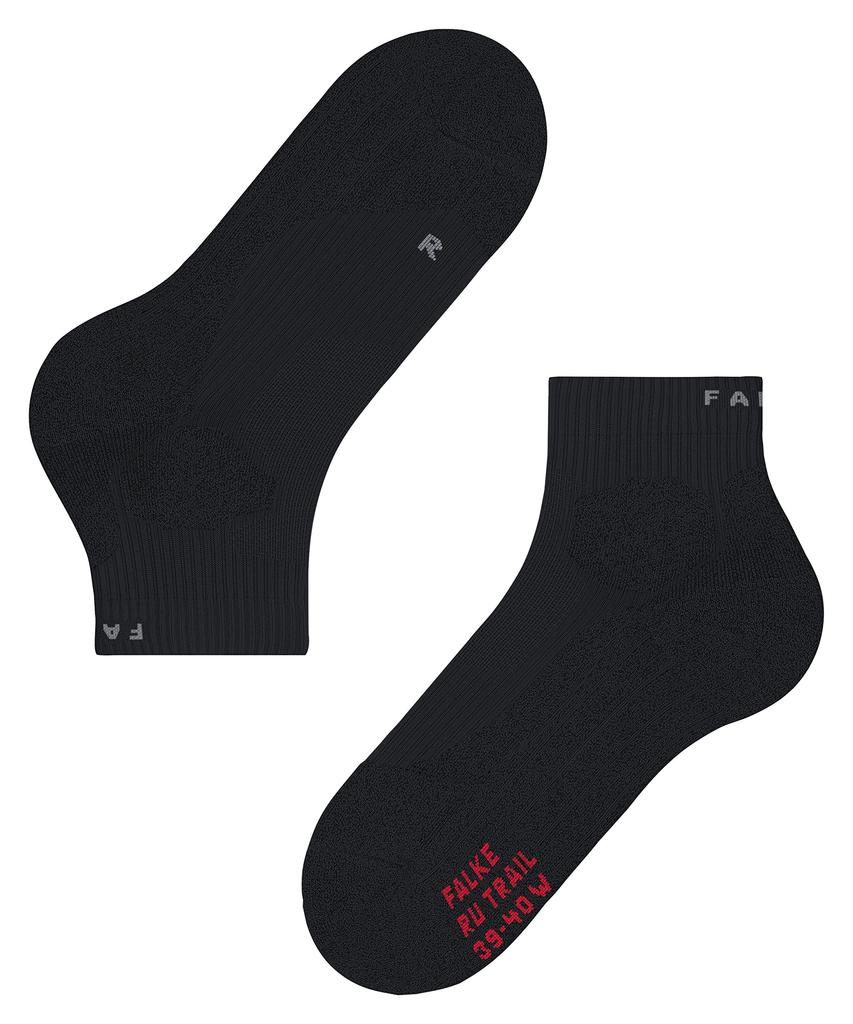 [FALKE] Women's Trail Running Socks 16794 RU TRAIL SOCKS 37-38 3010 BLACK-MIX [Authorized Dealer]