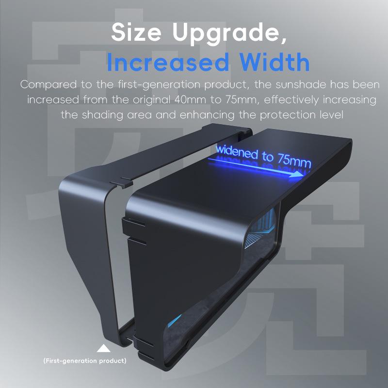 Zontes 368G Motorcycle Instrument Screen Sunshade with Reflective Light-Blocking Protection