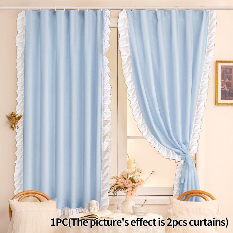 Blackout Window Curtain Self-adhesive Sunshade Curtains French Curtains Home Sun Shade Cloth Bedroom Privacy Protection Curtain
