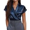 Women's Fashion Solid Color Short-Sleeve Top