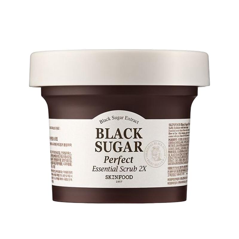 SKINFOOD Black Sugar Perfect Essential Scrub 2X Deep Exfoliating Face Scrub 210g