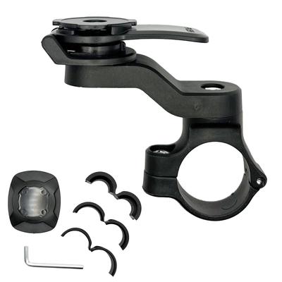LISPHOS Motorcycle Smartphone Holder Compatible Handle Lock Bicycle Bike Smartphone Holder Mobile Holder Bike Smartphone Holder (No Damper, Black)
