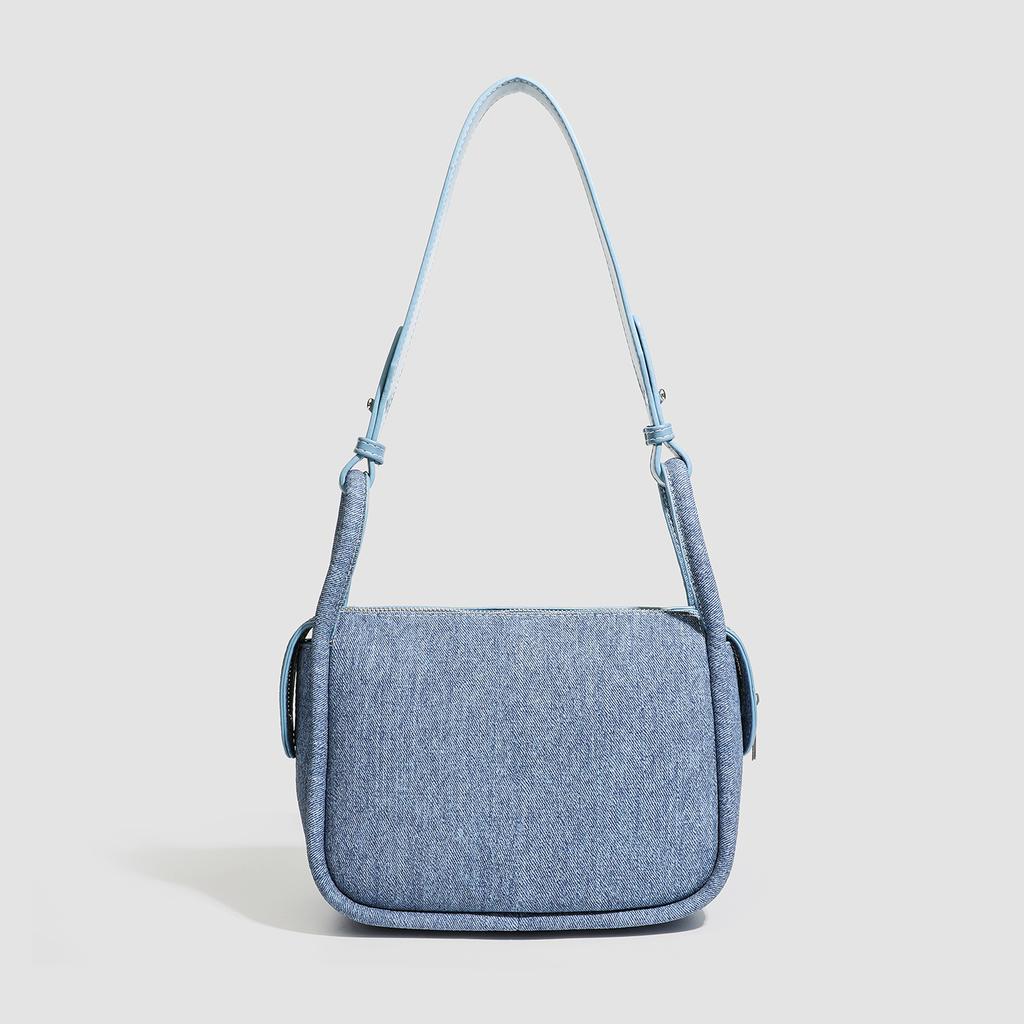 Soft leather niche light luxury women's bags New trendy horseshoe bags Large capacity shoulder crossbody bucket bags