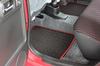 MONSTER SPORT Floor Mats for Alto Black x Works/Turbo RS/Alto [HA36S] 5AGS/CVT vehicles, Red, 894550-7300M