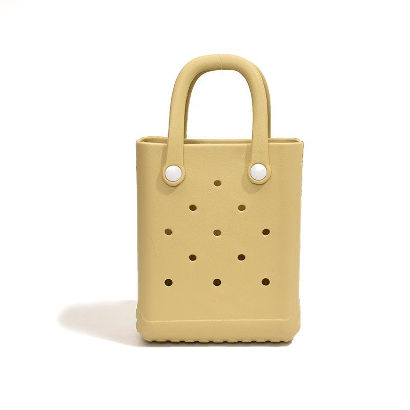 I Kleine Strandlochtasche, lässige Umhängetasche, Handtasche, wasserdichte und verlustsichere Reise-I-Geleetasche.