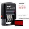 Zhuoda Date Adjustable Self-Inking Stamp 4810 with Built-in Ink Pad