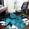 1pc Alien Illustration Office Round Area Rug, Under Office Chairs Bedroom Living Room Home Decor, Room Deco, Available in Various Sizes