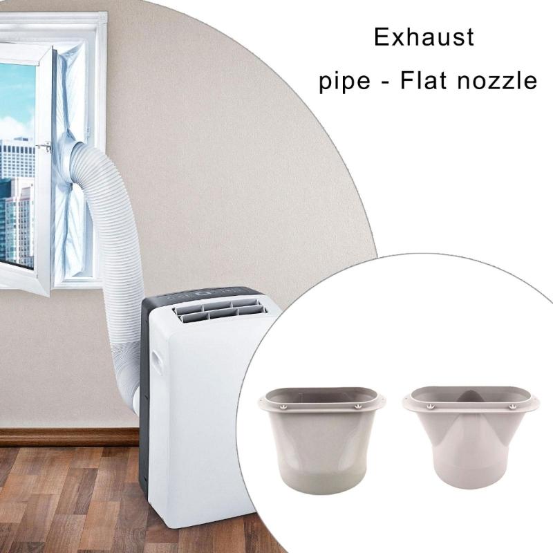 Air Conditioning Ventilation System Adapter Flexible Exhaust Pipe Connection ABS Texture User Friendly Installation
