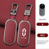 Zinc Alloy Leather Car Key Case Cover For Aito M9  Keychain Smart Remote Control Protect Key Shell Accessories