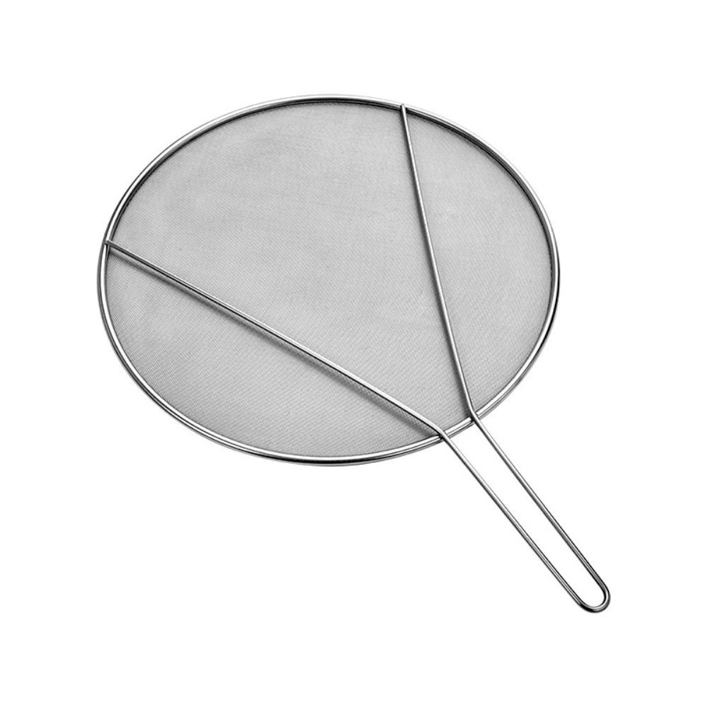 

Крышка от брызг масла из нержавеющей стали Мелкоячеистая сетка Защита от масла Защитный экран от брызг масла Жареный 25CM