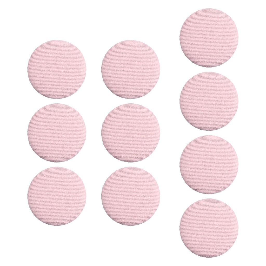 10x Fabric Cloth Covered Buttons Round Buttons Shank Buttons Sewing for Jackets Clothes Coats Formal Dress Garment Accessories