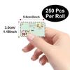 250 Pcs Self Adhesive Christmas Tags Stickers Santa Claus Snowman Cute Christmas Gift Tags Cartoon Colorful