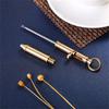 Metal Signing Pen with Key Ring Business Signature Pen Office Writing Pen
