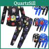 Funny Among Us Design Long Sleeve T-shirt Pants Set For Children Available In Black Blue