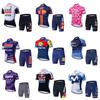 Ensemble Maillot de Cyclisme Hommes Femmes Manches Courtes Respirant Vêtements de Vélo Sportswear d'Extérieur