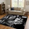 3D Kpop Hyunjin Star Art living Room Non-Slip Area Rug Soft Carpet for Bedroom Playroom and Sofa,Easy Clean Home Decor Doormat