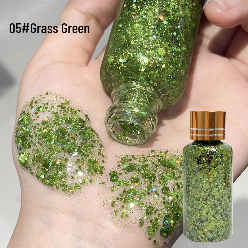 Fard de pleoape lichid cu sclipici Bling Bling pentru copii - Machiaj de scenă cu gel cu sclipici mare