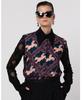 GREEDILOUS Art Nouveau Style Pony Print Lace Blouse