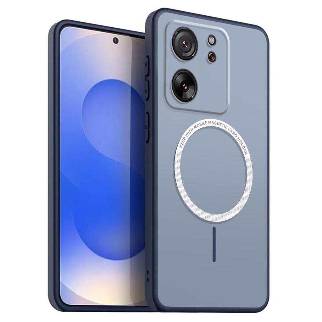 Frosted Semi Clear Magnetic Phone Case for Xiaomi 13T Pro,13T Soft TPU Cover