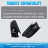 Car Exterior Side Rearview Mirror Cover Trim for RENAULT MEGANE II 2002-2008 SCENIC II 2003-2009 8200217947 8200246786