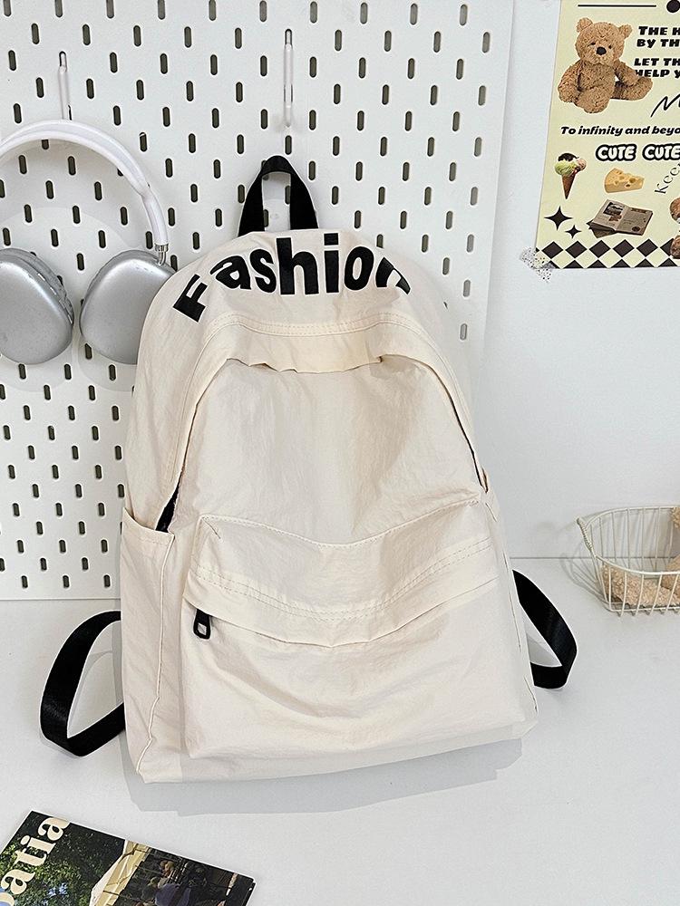 

Женский холщовый мини-рюкзак - Дизайн меньшинств, Легкий, Дорожный и школьный рюкзак (2024) белый