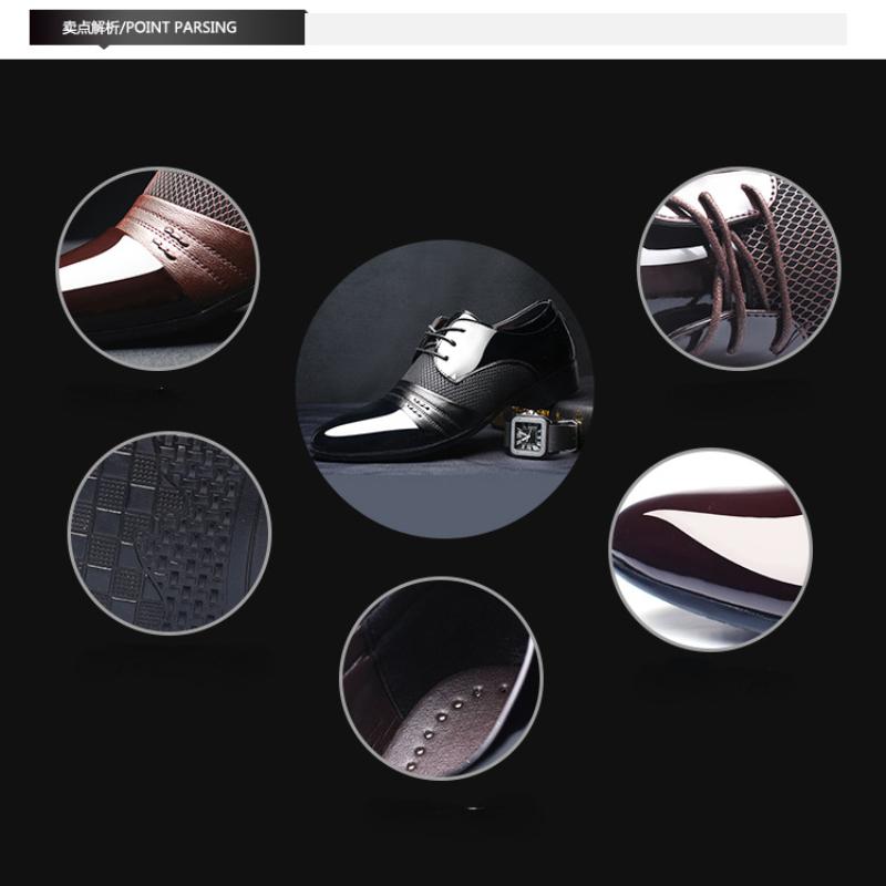 Móda Nové Business Pánské Boty Černé Kožené Boty pro muže 2024 Luxusní Velké velikosti Párty Kancelářské Neformální boty Zapatos De Vestir Hombre