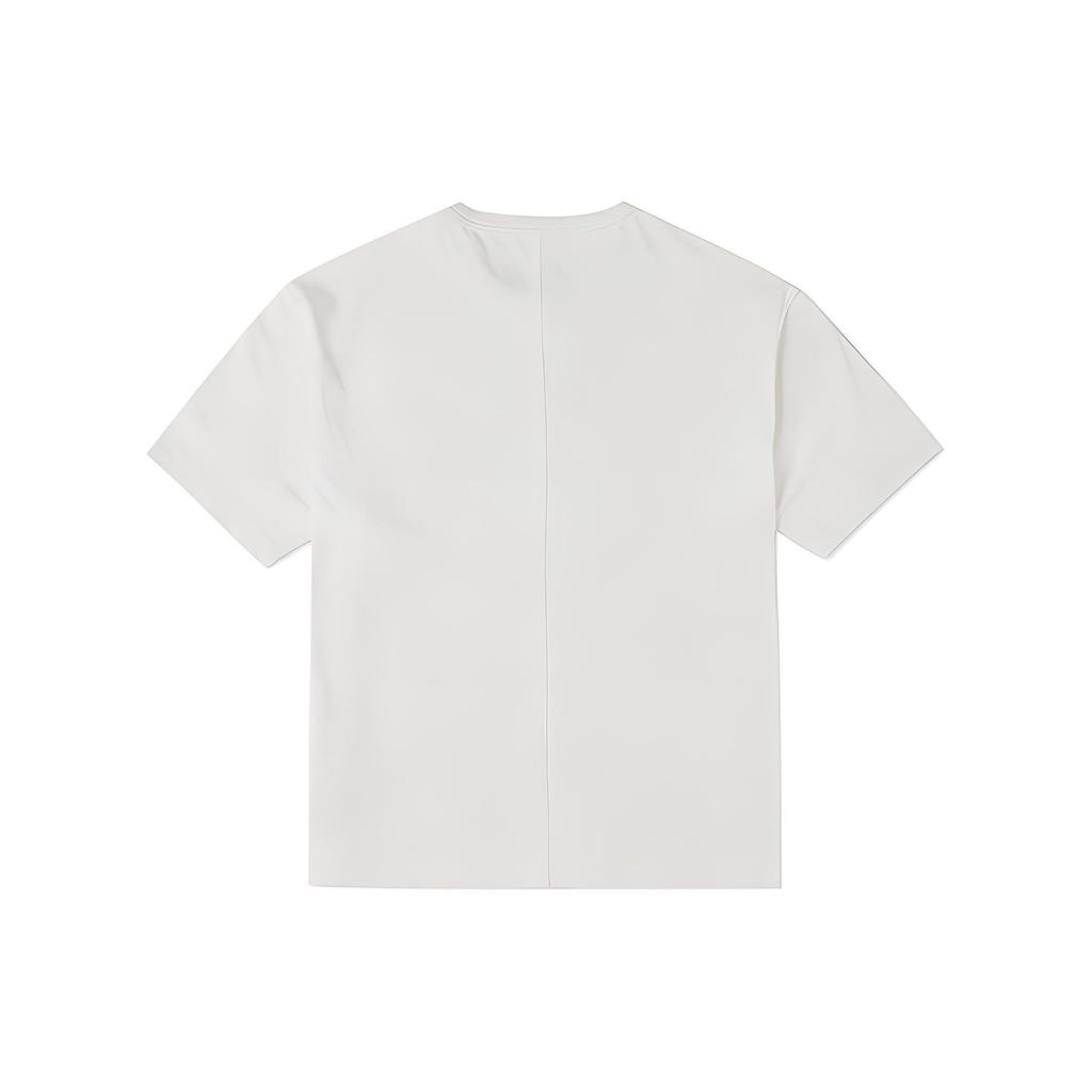 Converse Set In Sleeve T Shirt Women's White 10021980-A01